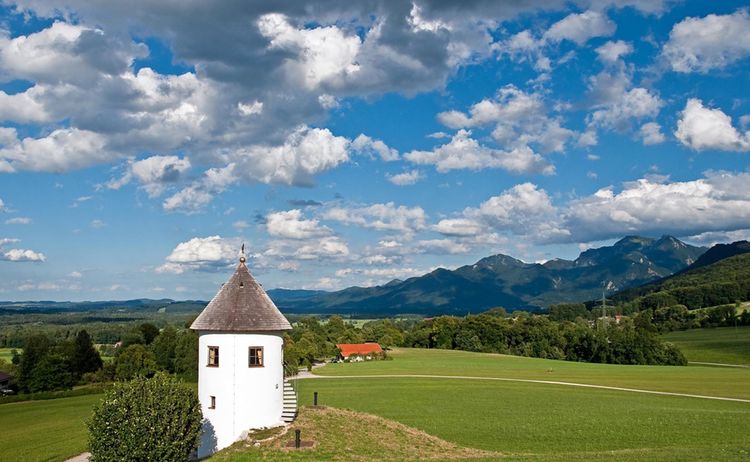 Wasserturm bei Bernau am Chiemsee © TI Bernau