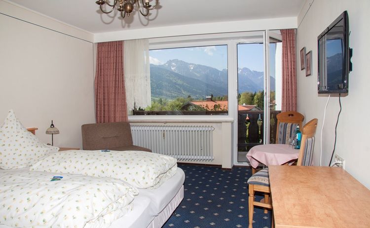 Doppelzimmer Hotel Alpenblick Berghof 1