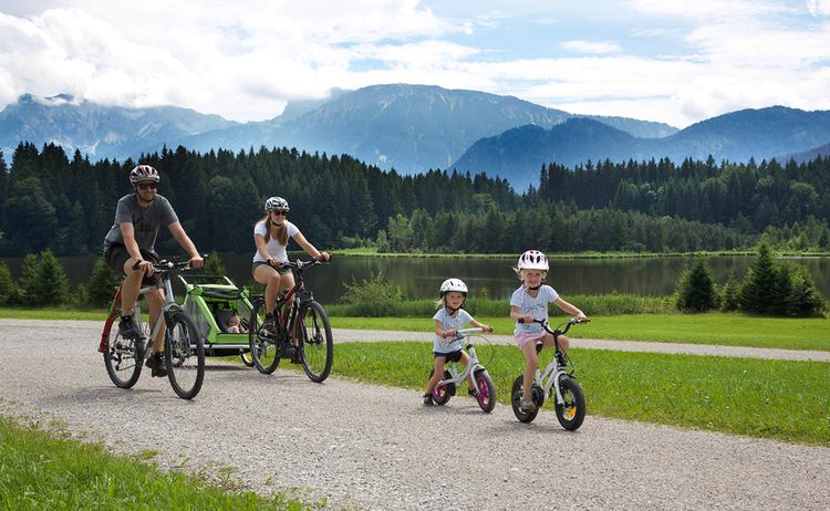 Nesselwang Radfahren Familie Web