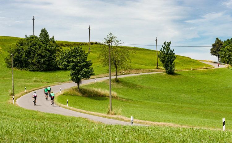 Zum höchsten Punkt des Radwegs in Oy-Mittelberg © Kur- und Tourismusbüro Oy-Mittelberg