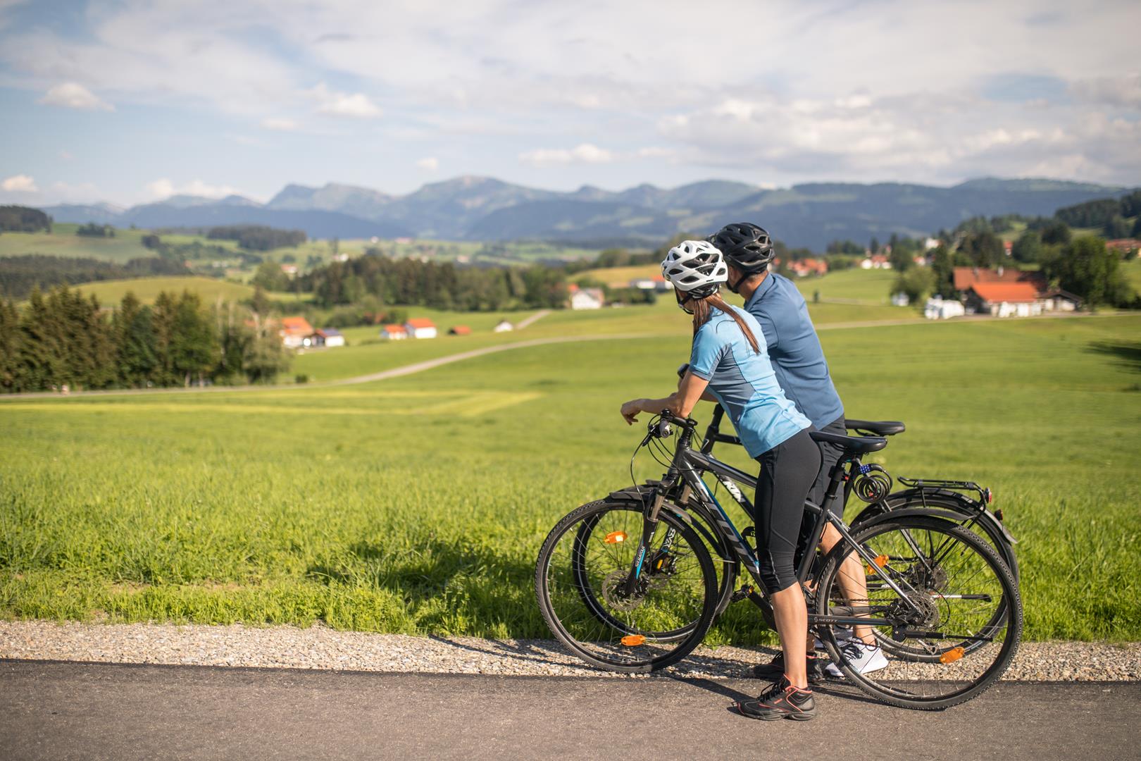 Der Bodensee-Königssee-Radweg im Westallgäu