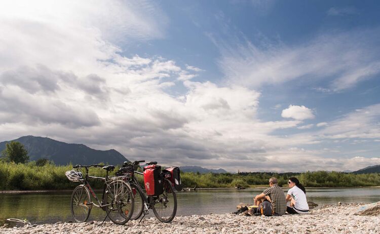 Allgäu Gipfelwelten: Radler bei Sonthofen © Bruno Maul