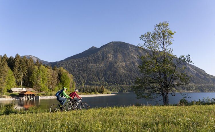 Zwergern: Halbinsel am westlichen Ufer des Walchensees © Tölzer Land Tourismus Bernd Ritschel